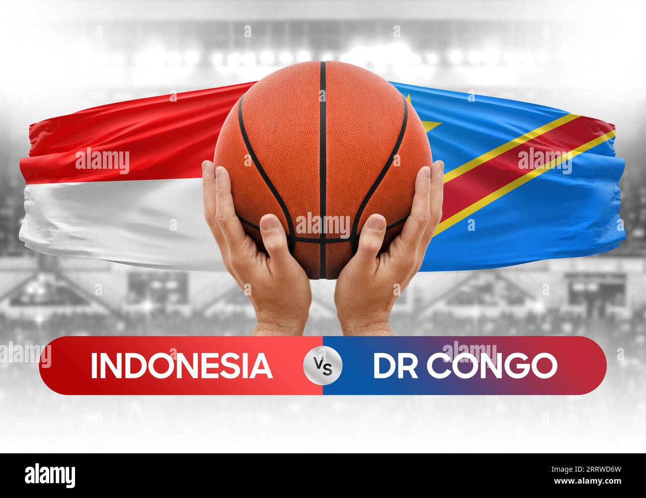 Indonesia vs Dr Congo national basketball teams basket ball match