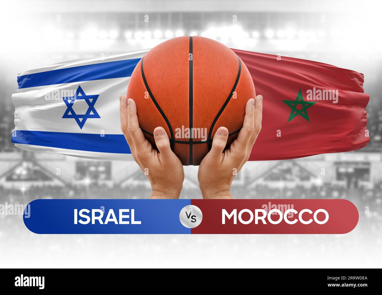 Israel vs Morocco national basketball teams basket ball match