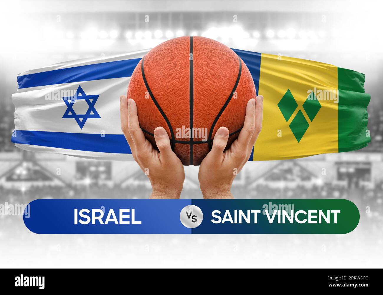 Israel vs Saint Vincent Grenadines national basketball teams basket