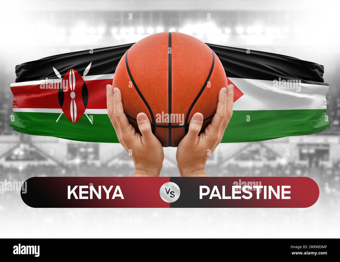 Kenya vs Palestine national basketball teams basket ball match