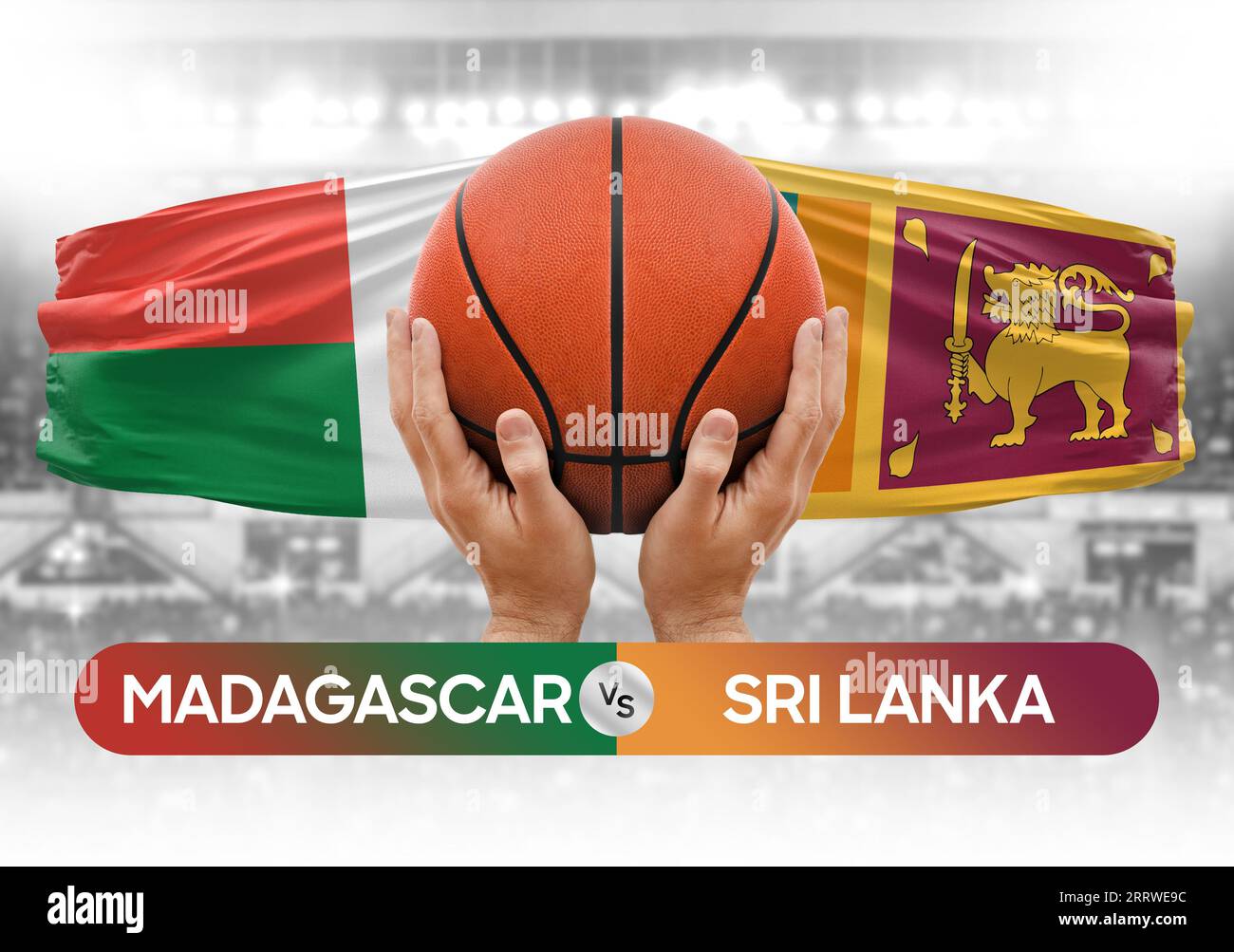 Madagascar vs Sri Lanka national basketball teams basket ball match