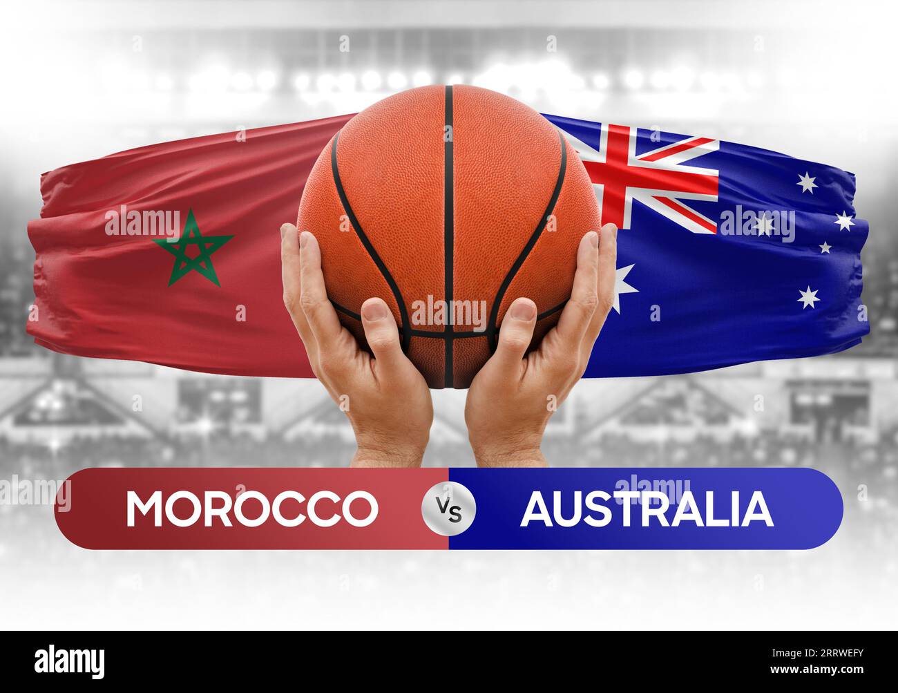 Morocco vs Australia national basketball teams basket ball match