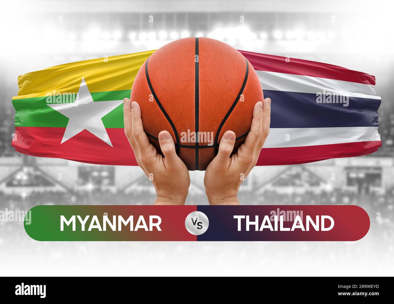 Myanmar vs Thailand national basketball teams basket ball match