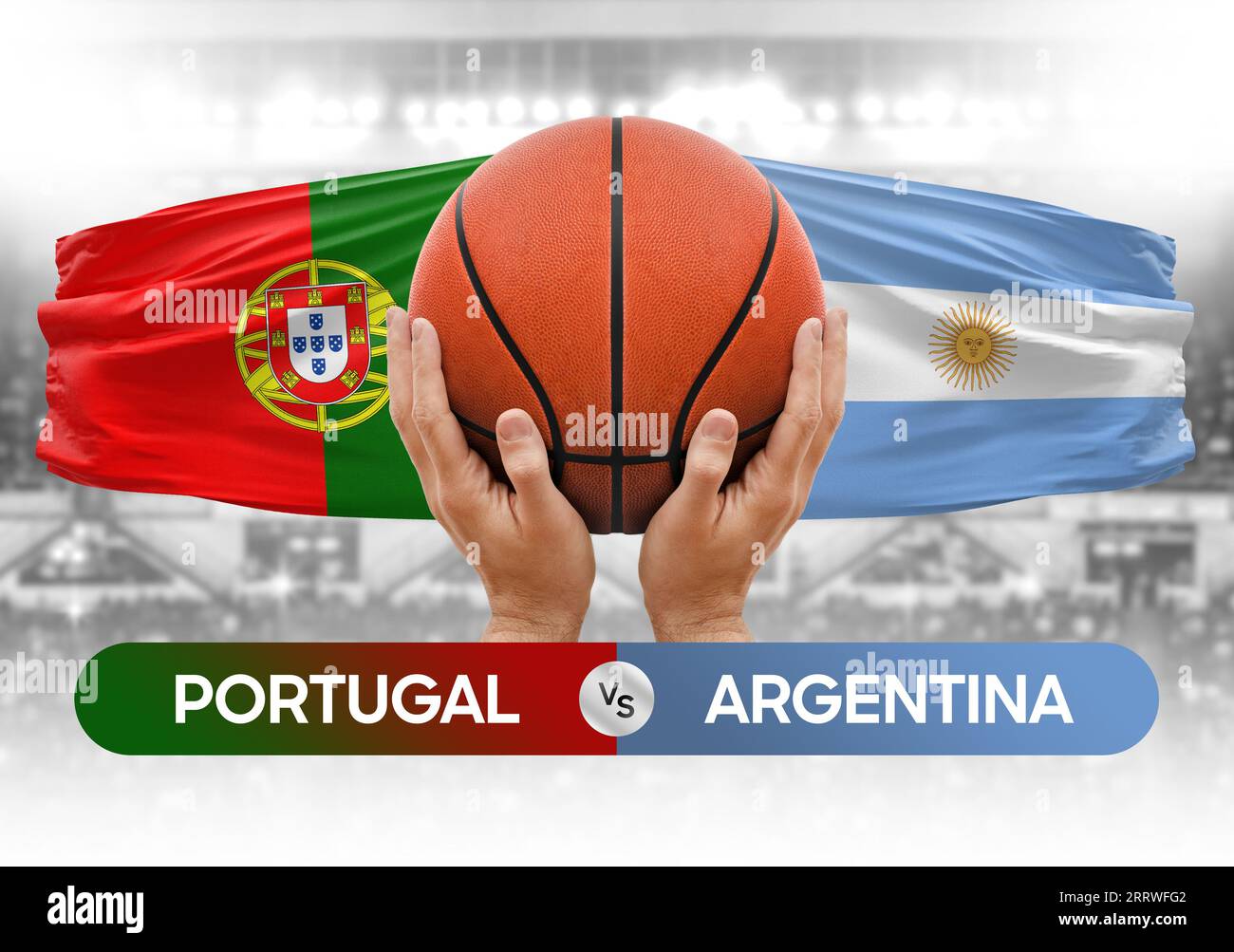 Portugal vs Argentina national basketball teams basket ball match
