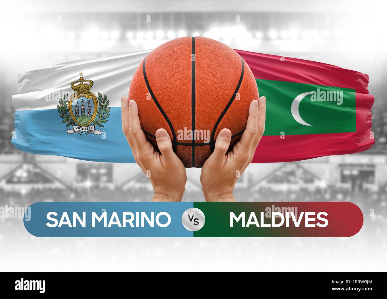 San Marino vs Maldives national basketball teams basket ball match