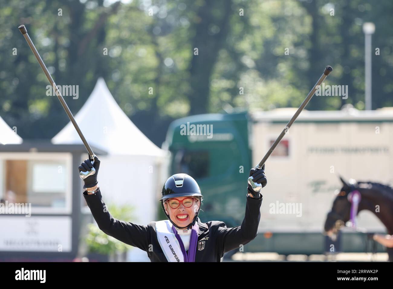 Euro Equestrian Rider Riesenbeck, Germany. 09th Sep, 2023. Equestrian sport: European ...