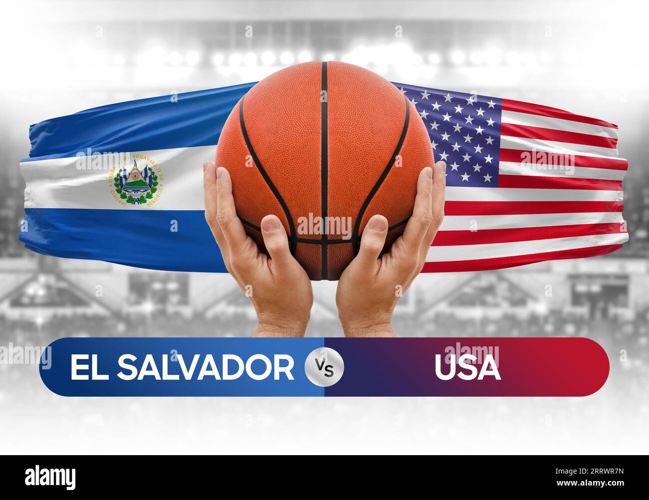 El Salvador vs USA national basketball teams basket ball match