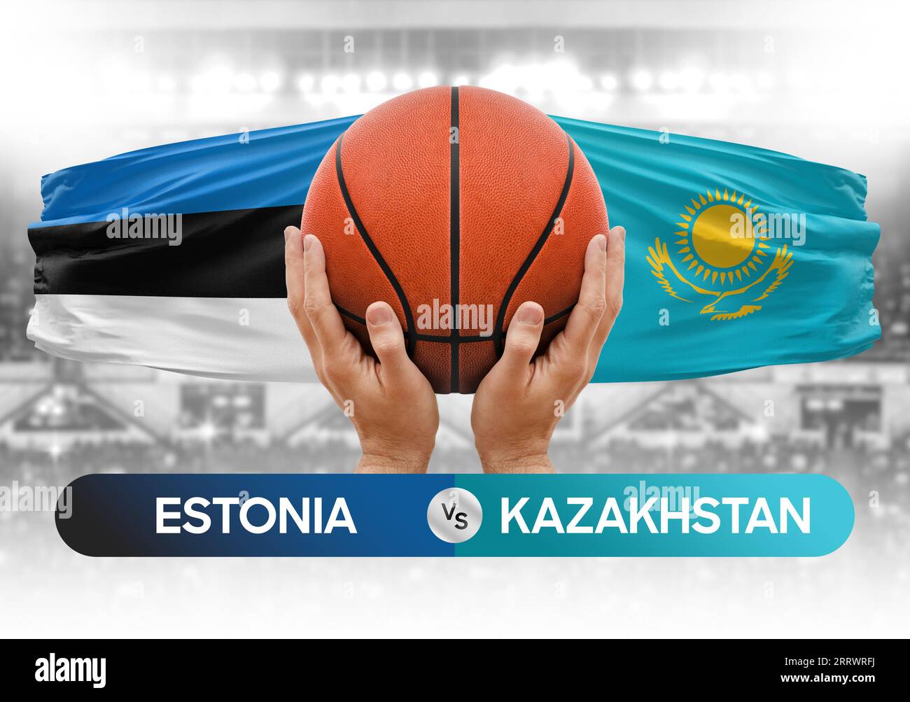 Estonia vs Kazakhstan national basketball teams basket ball match