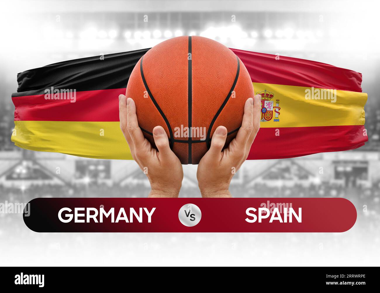 Germany vs Spain national basketball teams basket ball match