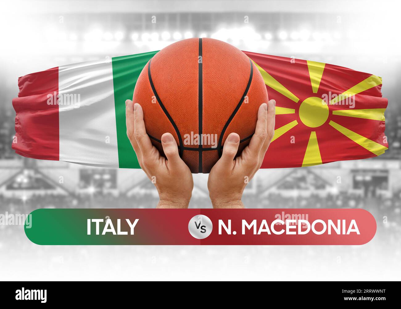 Italy vs North Macedonia national basketball teams basket ball match