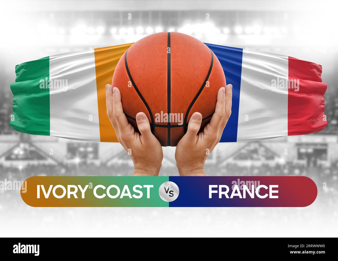 Ivory Coast vs France national basketball teams basket ball match