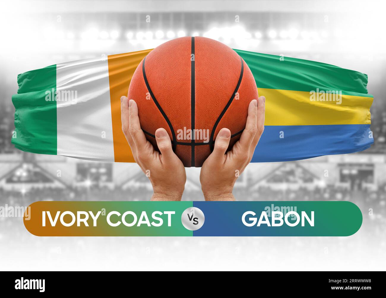 Ivory Coast vs Gabon national basketball teams basket ball match