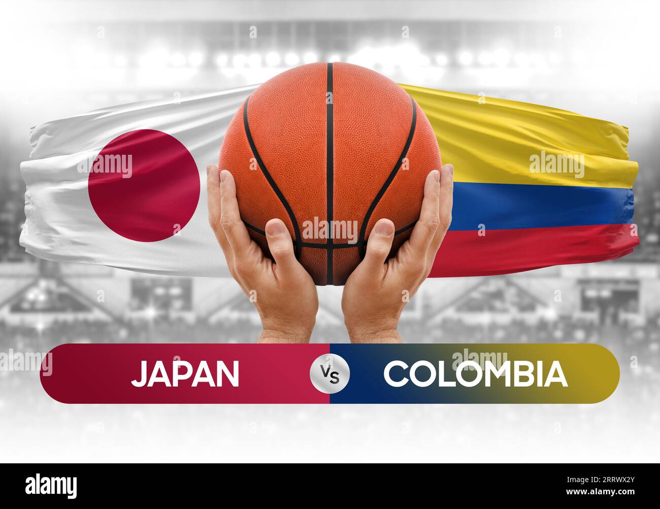 Japan vs Colombia national basketball teams basket ball match