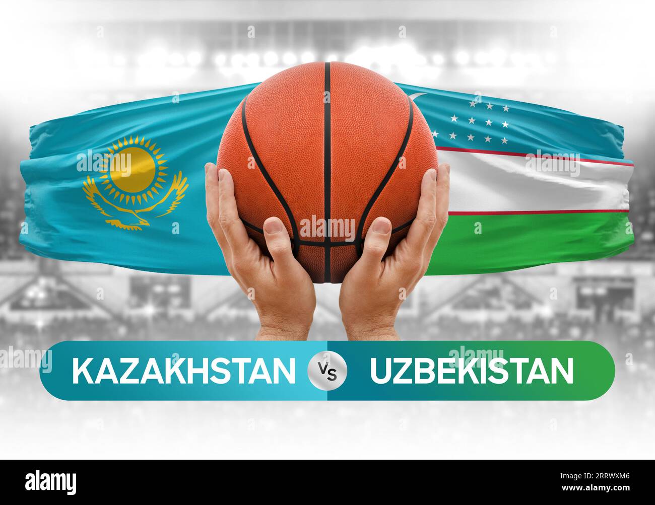 Kazakhstan vs Uzbekistan national basketball teams basket ball match
