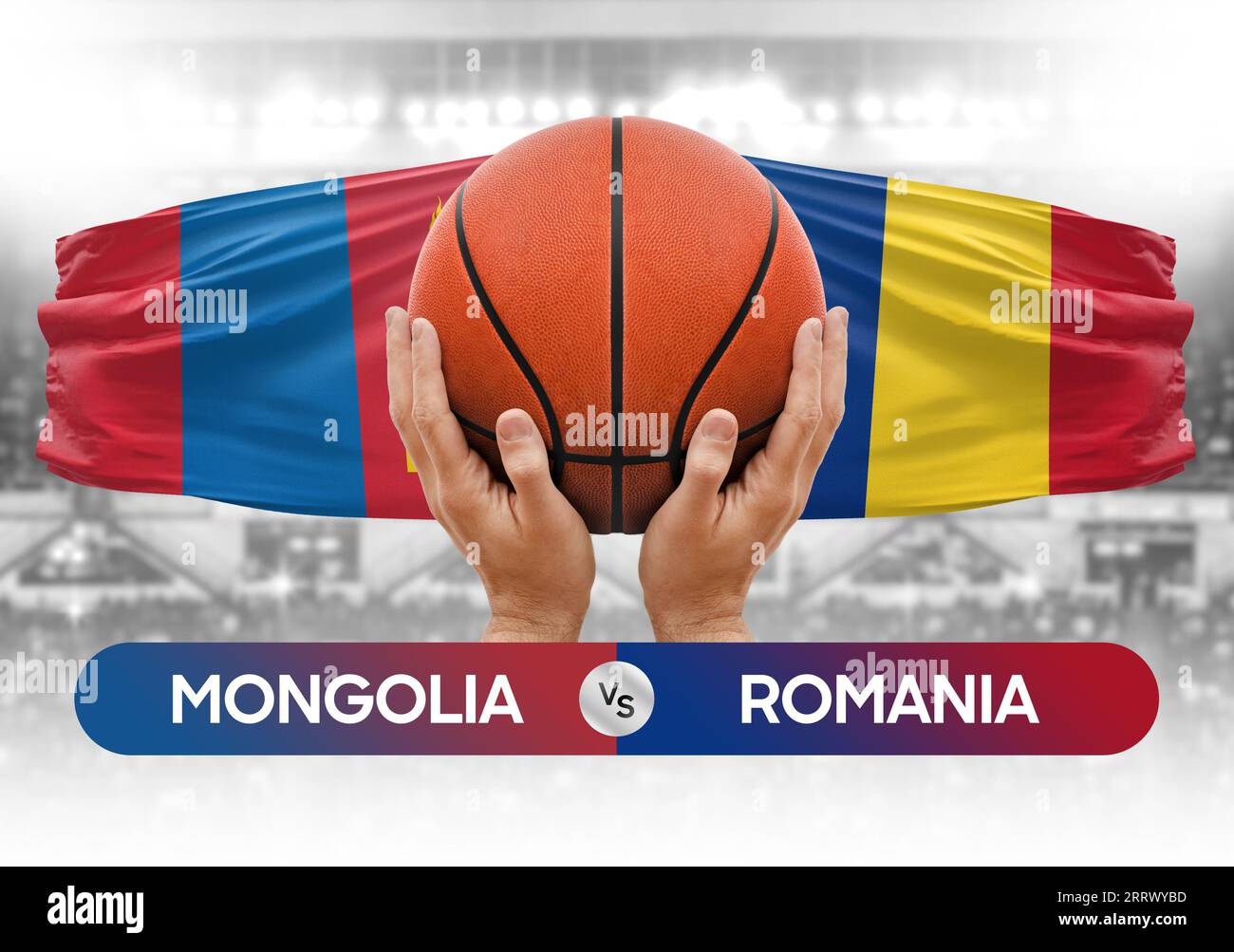 Mongolia vs Romania national basketball teams basket ball match
