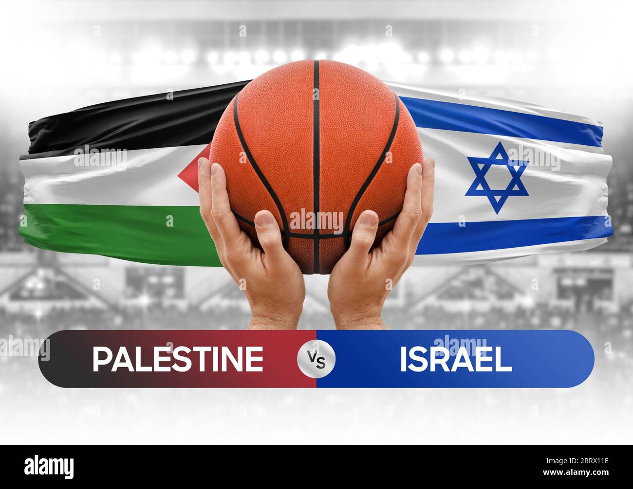 Palestine vs Israel national basketball teams basket ball match