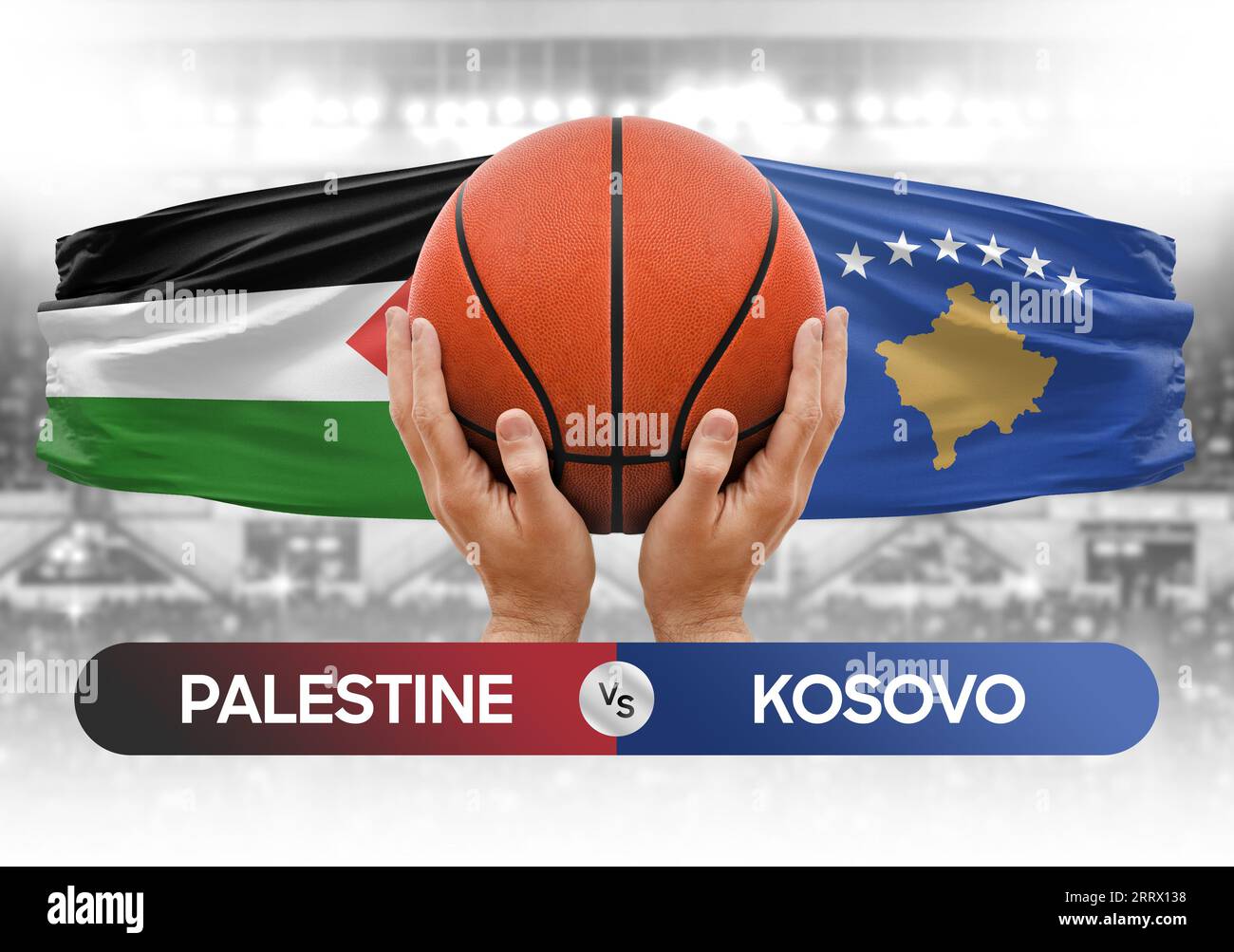 Palestine vs Kosovo national basketball teams basket ball match