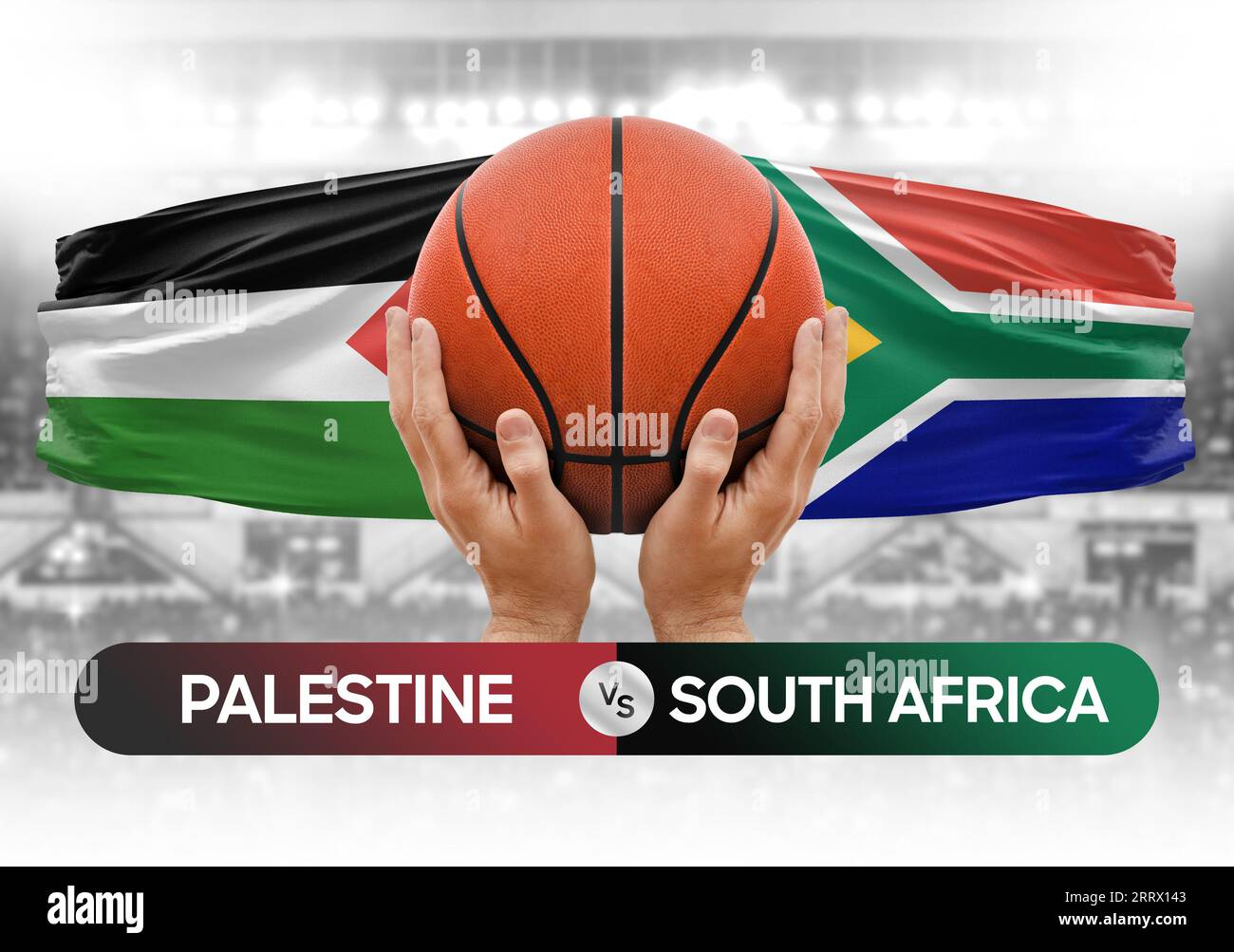 Palestine vs South Africa national basketball teams basket ball match