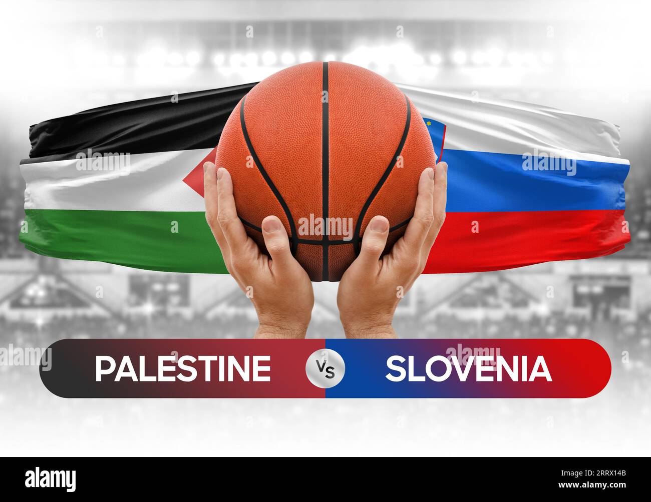 Palestine vs Slovenia national basketball teams basket ball match