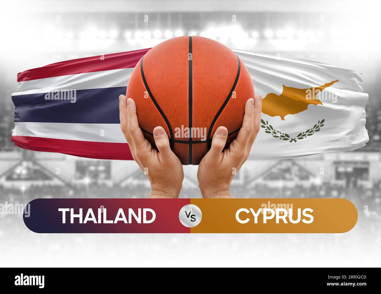 Thailand vs Cyprus national basketball teams basket ball match