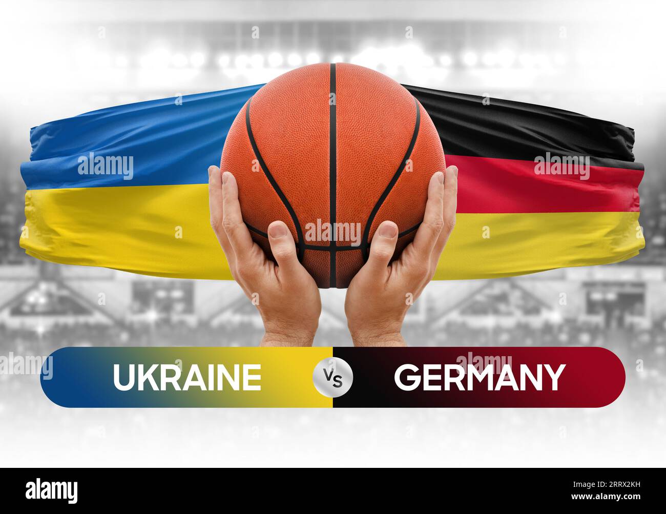 Ukraine vs Germany national basketball teams basket ball match