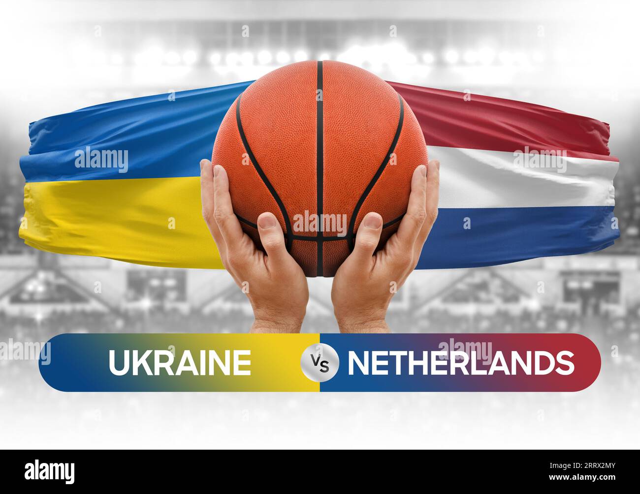 Ukraine vs Netherlands national basketball teams basket ball match