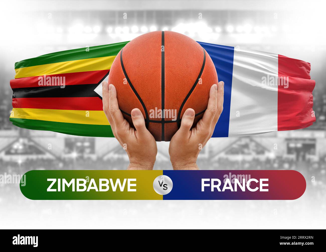 Zimbabwe vs France national basketball teams basket ball match