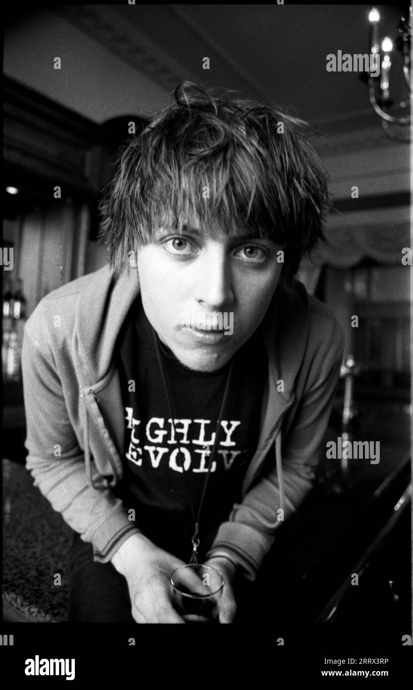 Craig Nicholls from The Vines photographed in Sheffield in 1997 Stock