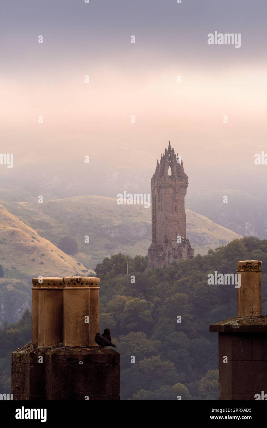 Wallace Monument, Stirling Stock Photo