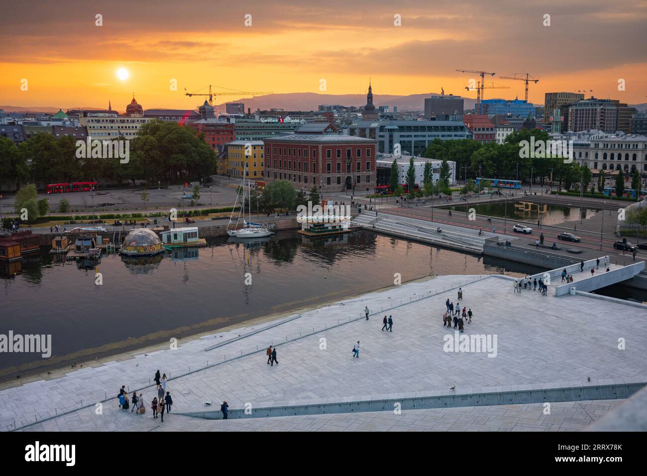 Oslo in the sunset hi-res stock photography and images - Alamy