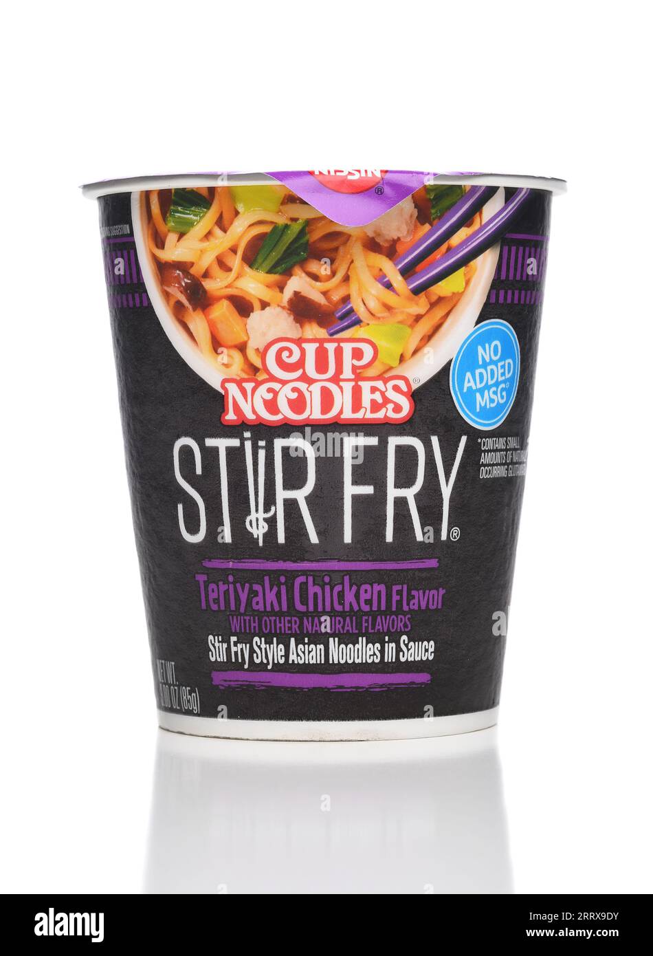 IRVINE, CALIFORNIA 7 SEPT 2023 Cup Noodles Stir Fry Teriyaki Chicken Flavor from Nissan Stock