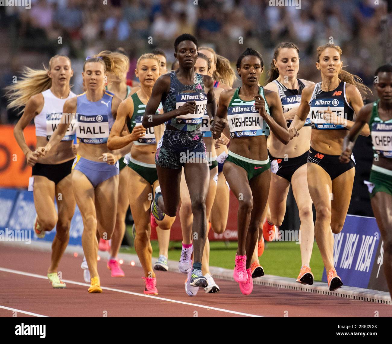 Purity Chepkirui of Kenya competing in the women’s 1500m at the Allianz