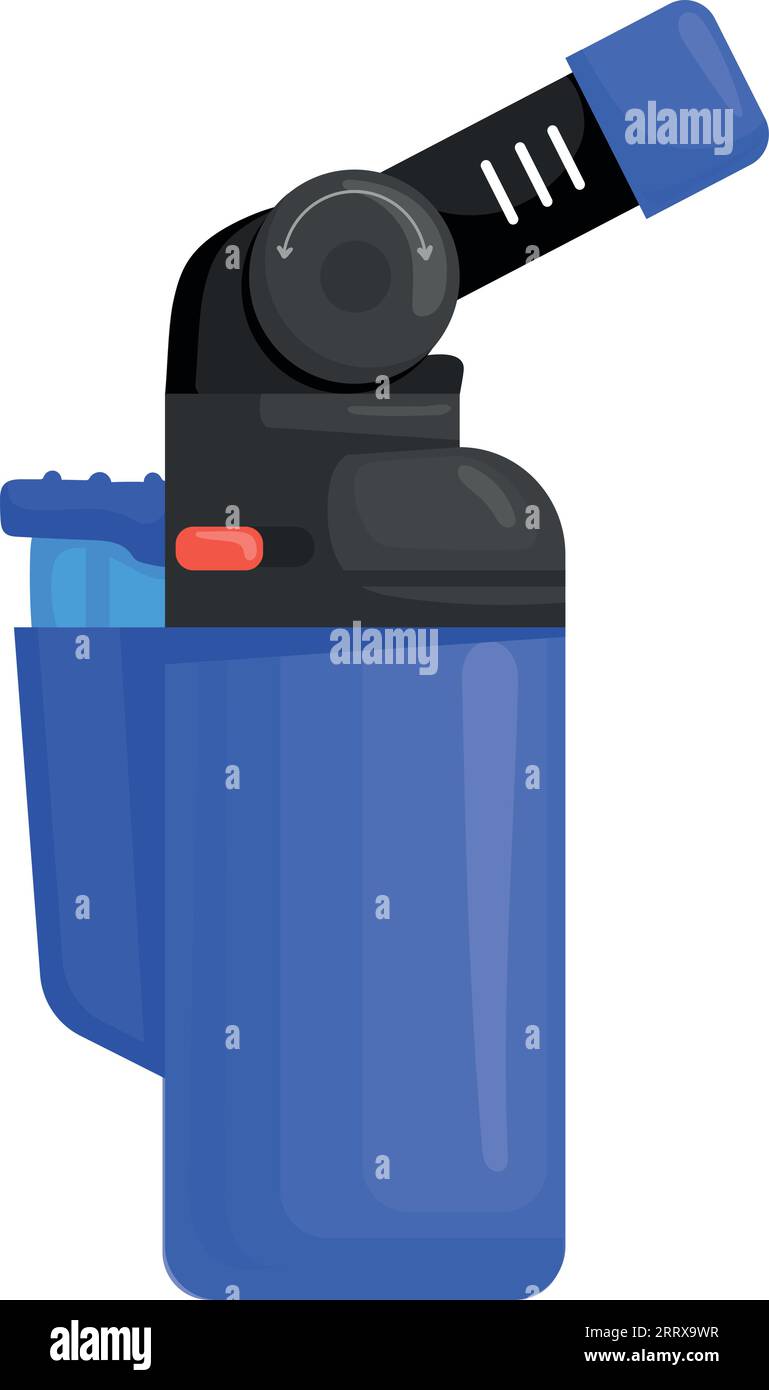 Spark igniter. Cartoon handy gas lighter icon isolated on white ...