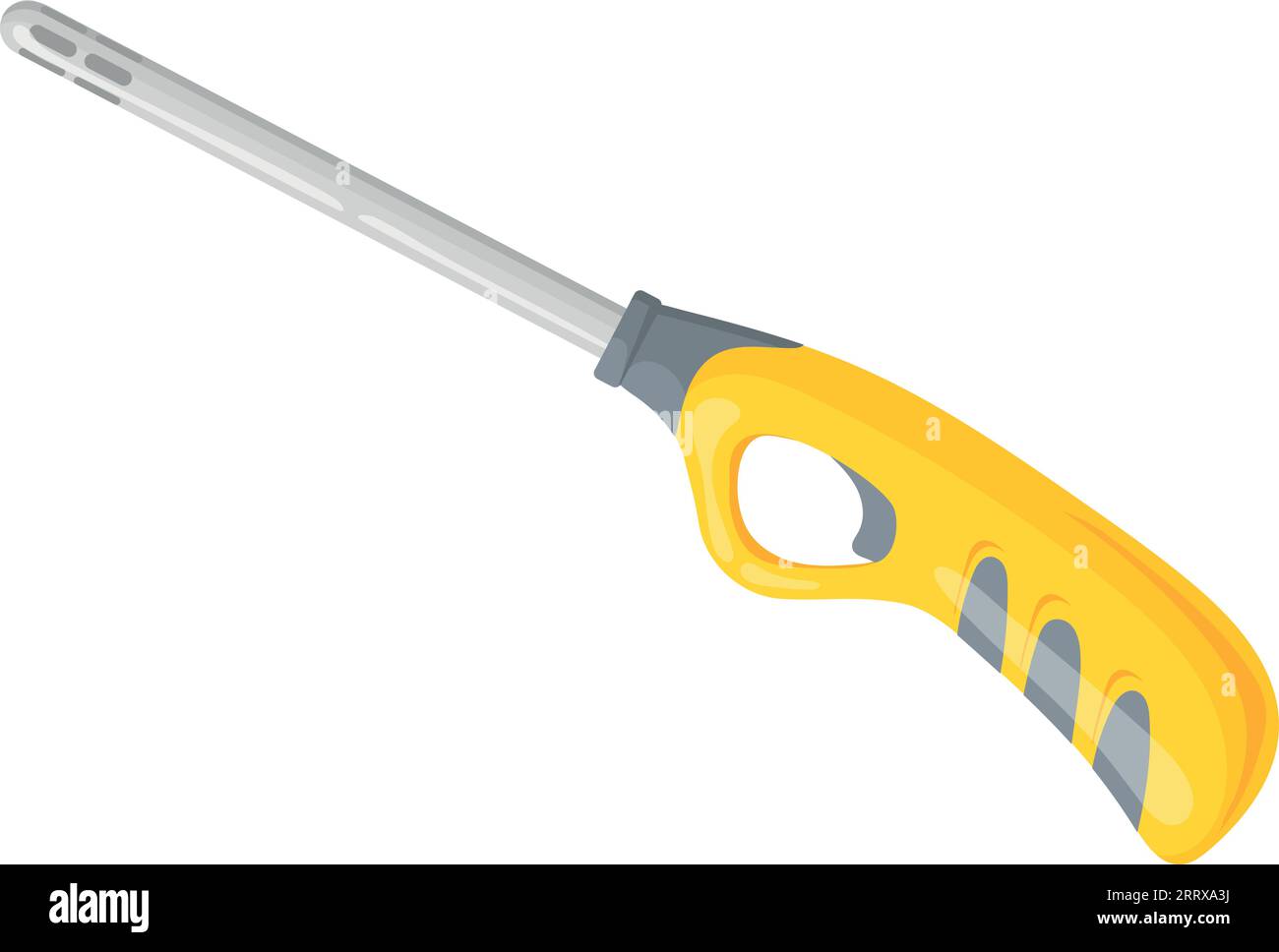 Electric gas lighter icon. Cartoon kitchen equipment isolated on white