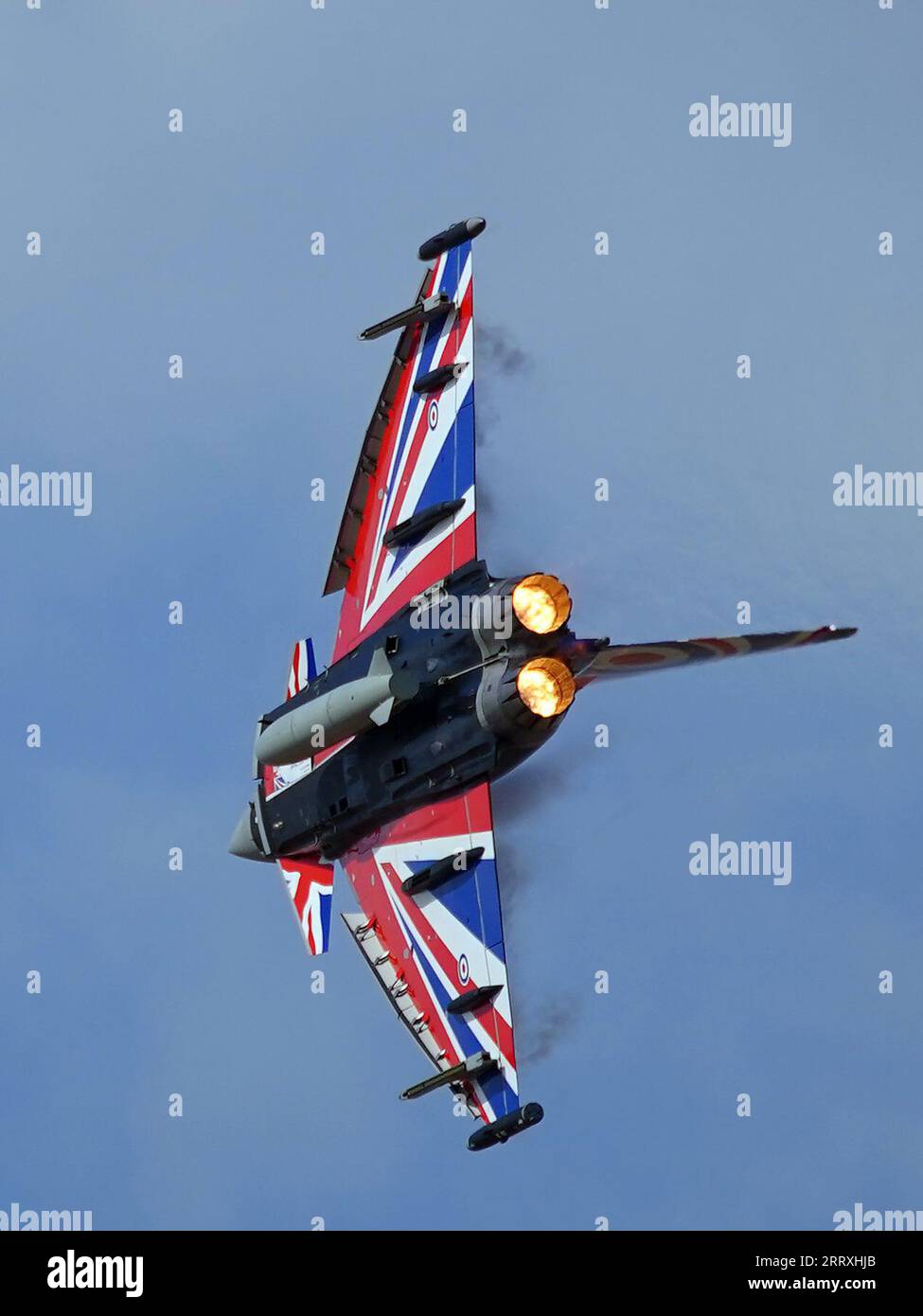 A Eurofighter Typhoon fighter plane during the annual Southport Air