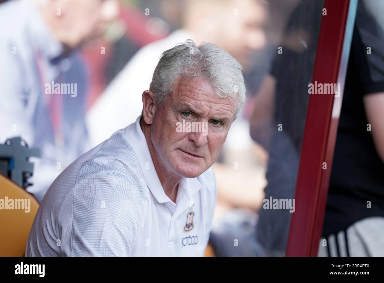 Bradford City manager Mark Hughes during the Sky Bet League Two match