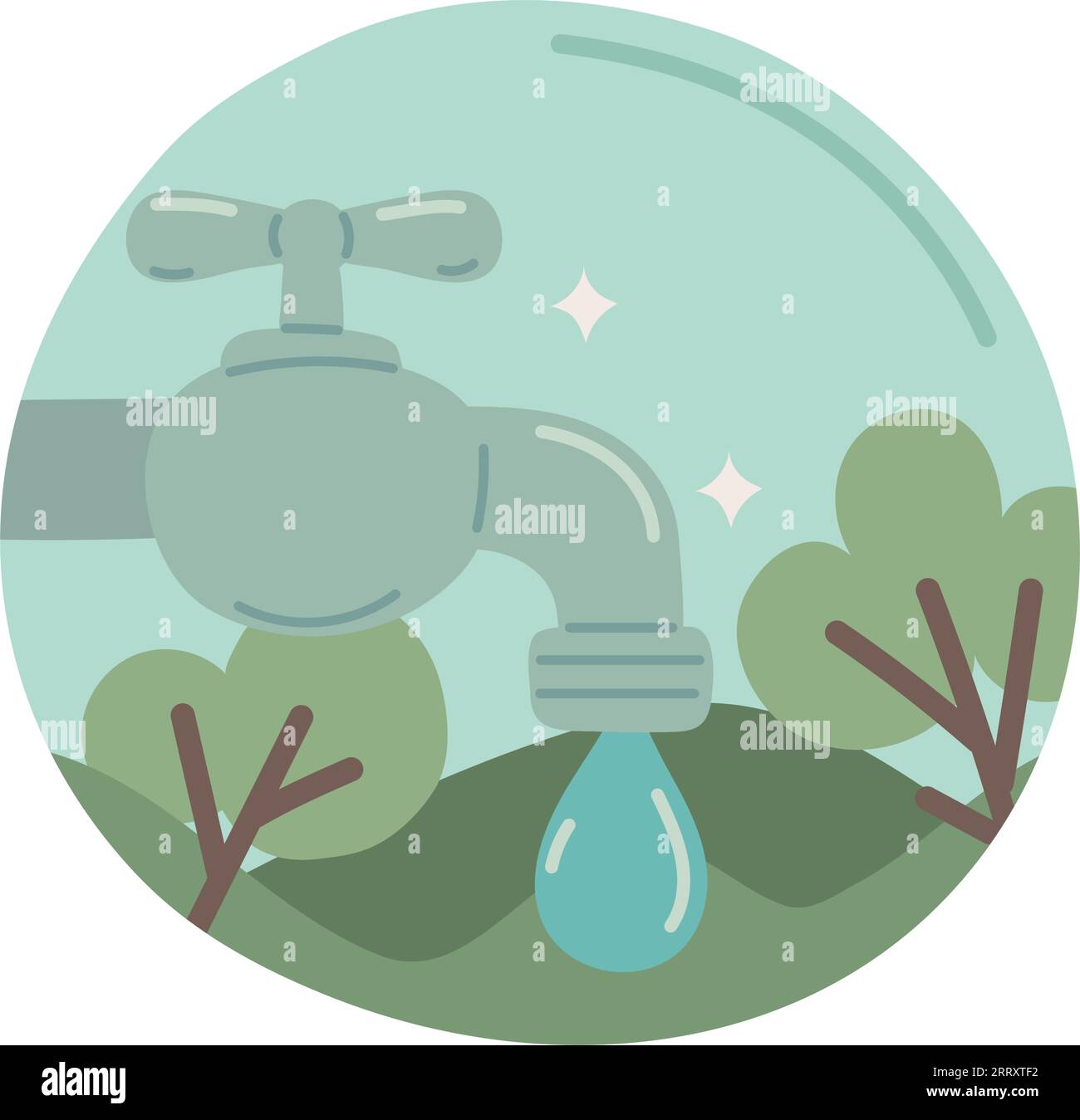 eco water icon Stock Vector Image & Art - Alamy