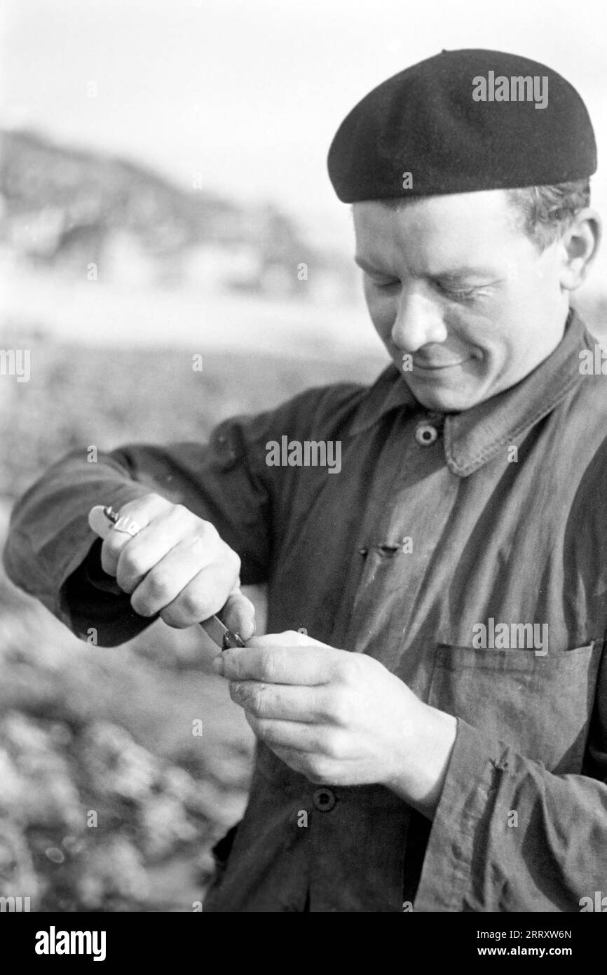 Mussel harvester Black and White Stock Photos &amp; Images - Alamy
