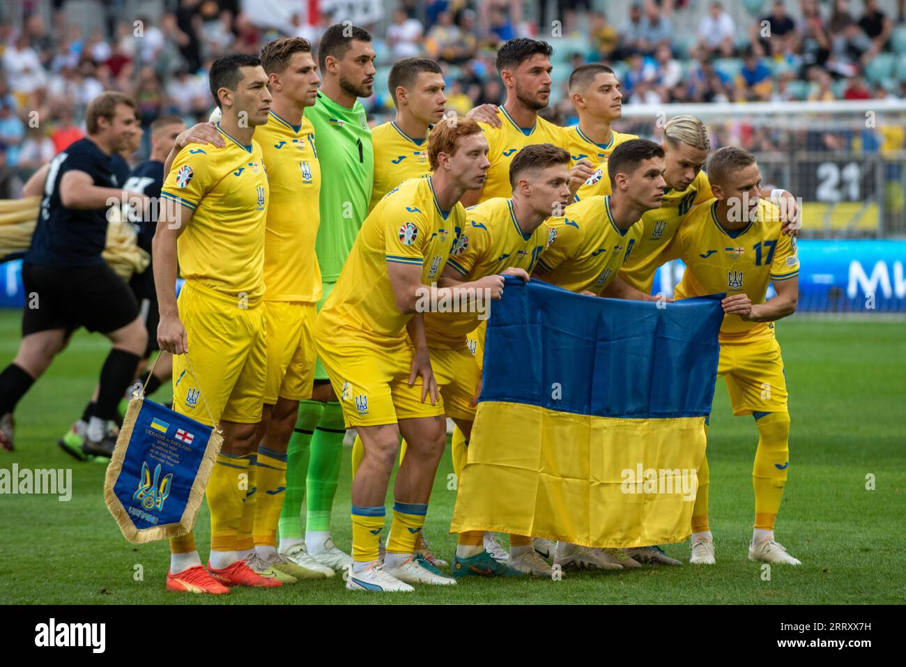 Wroclaw, Poland. 09th Sep, 2023. The Ukrainian national football team