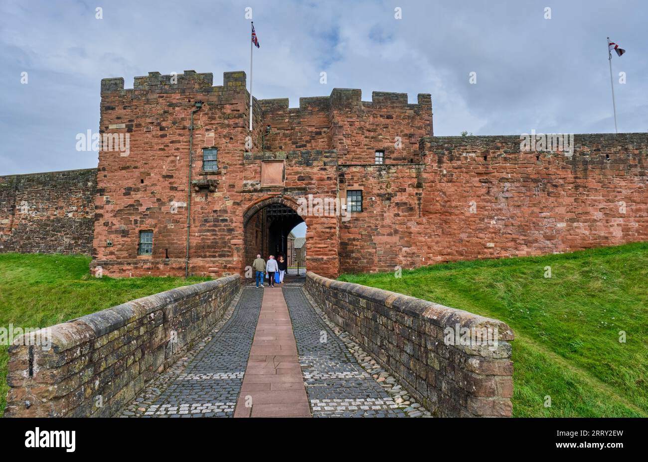 Carlisle Castle, Castle Way, Carlisle, Cumbria Stock Photo