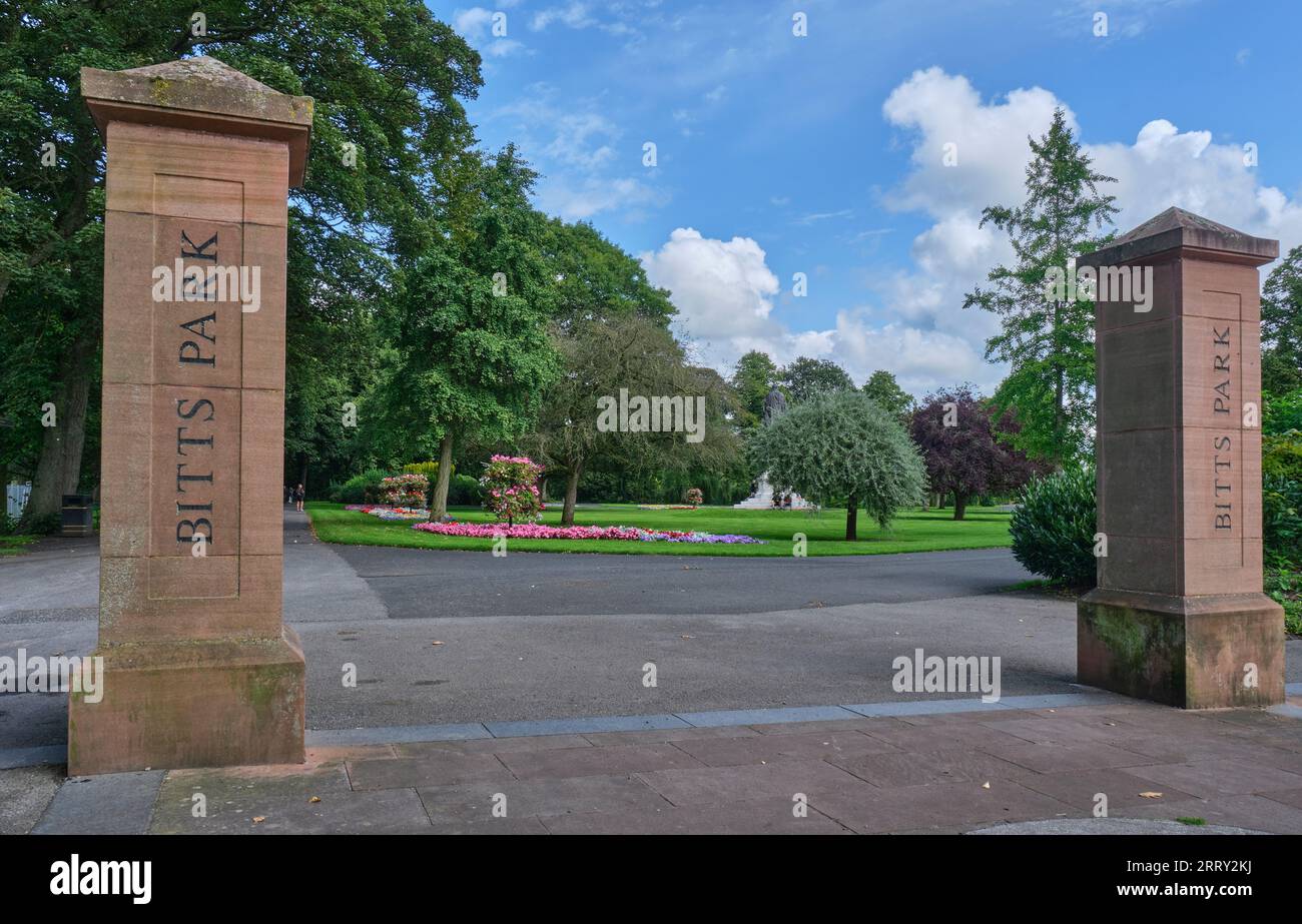 Bitts Park, Carlisle, Cumbria Stock Photo