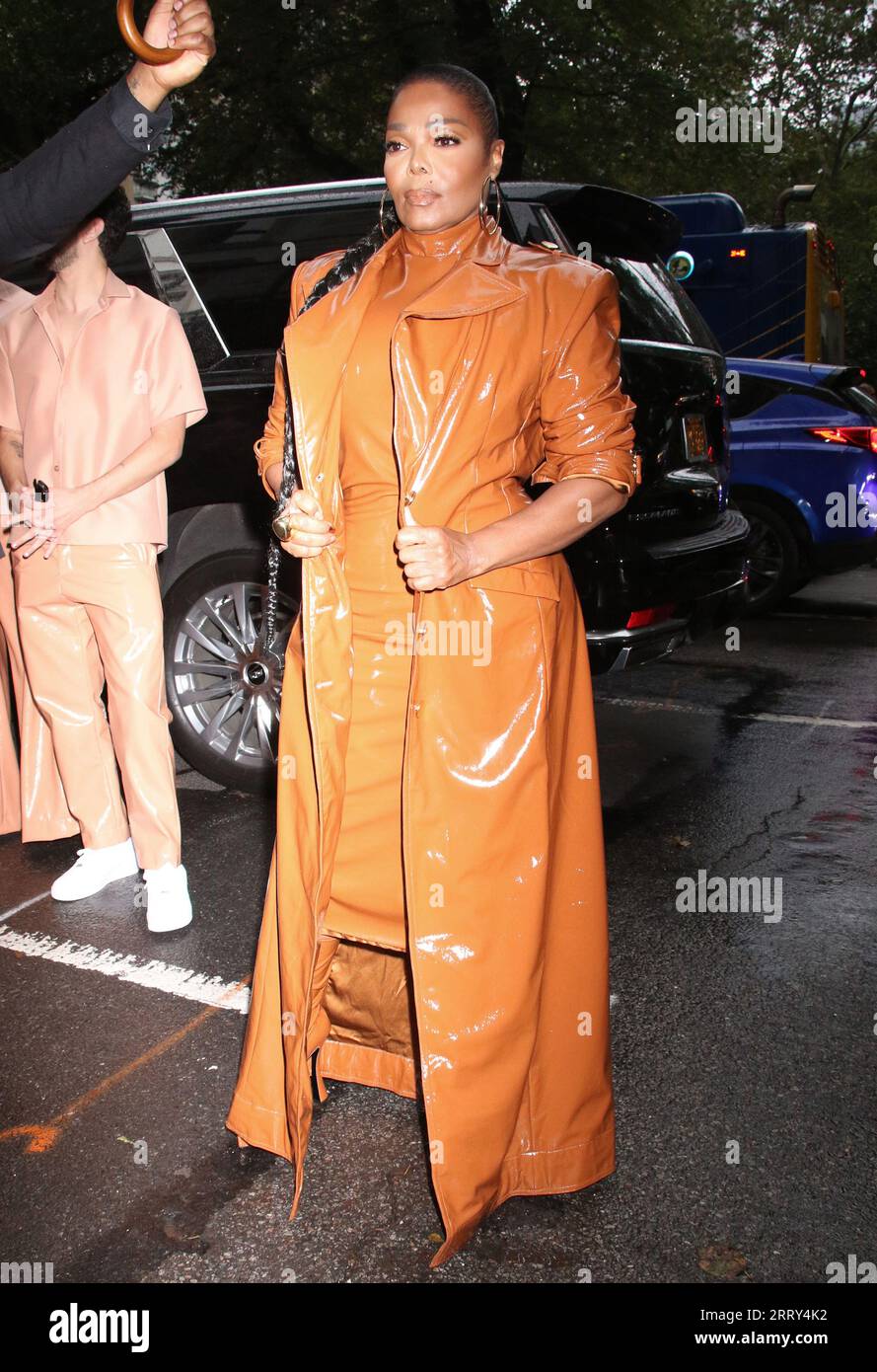 New York, NY, USA. 8th Sep, 2023. Jackson seen arriving at the