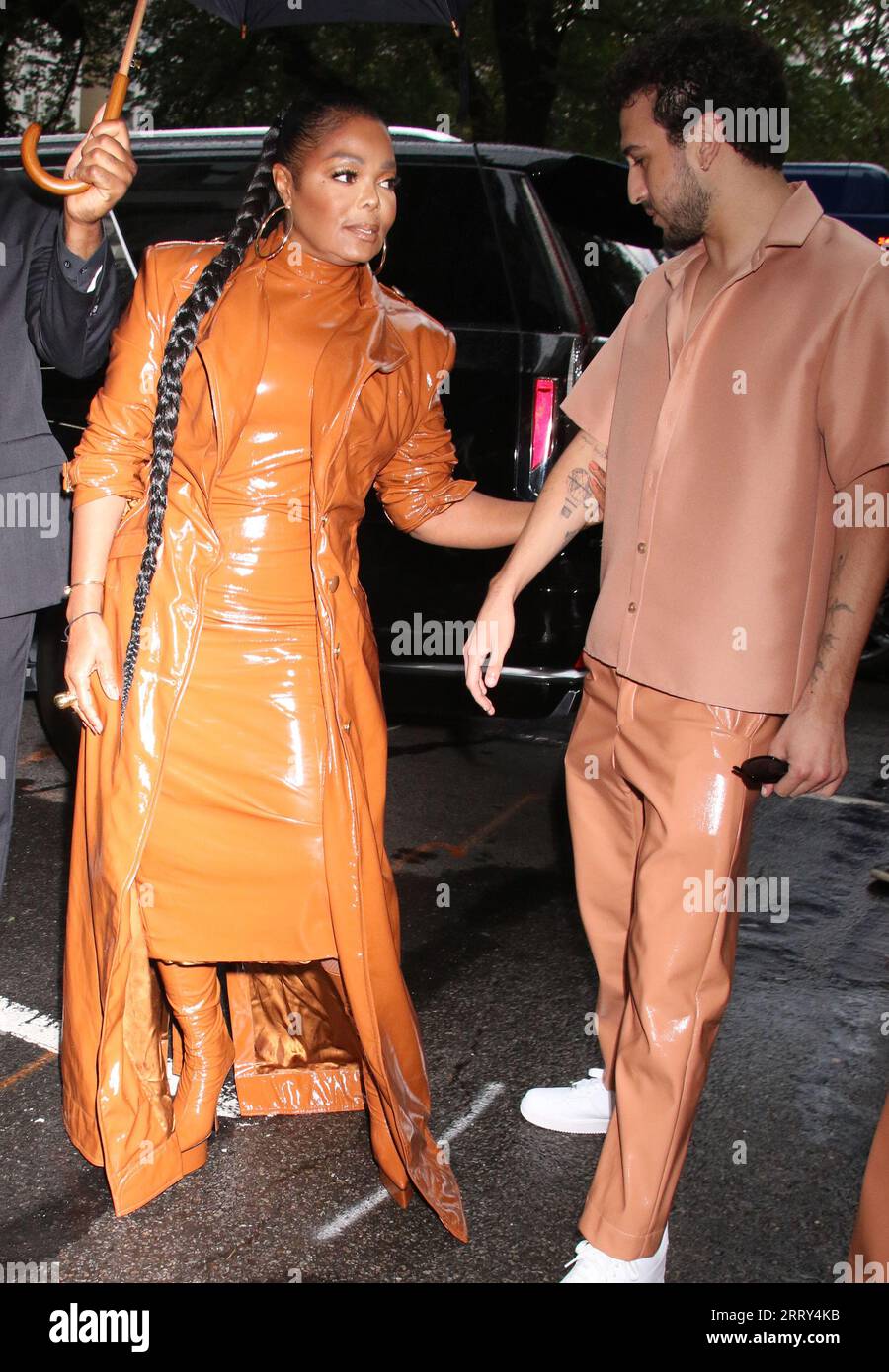 New York, NY, USA. 8th Sep, 2023. Jackson seen arriving at the