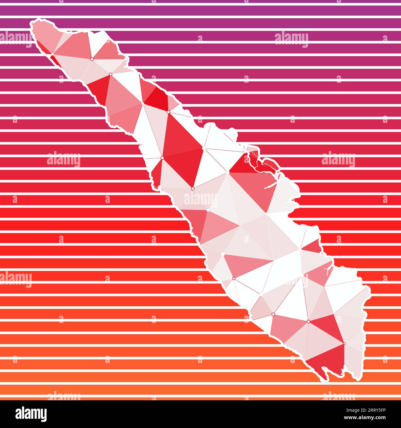 Sumatra vector illustration. Sumatra design on gradient stripes ...