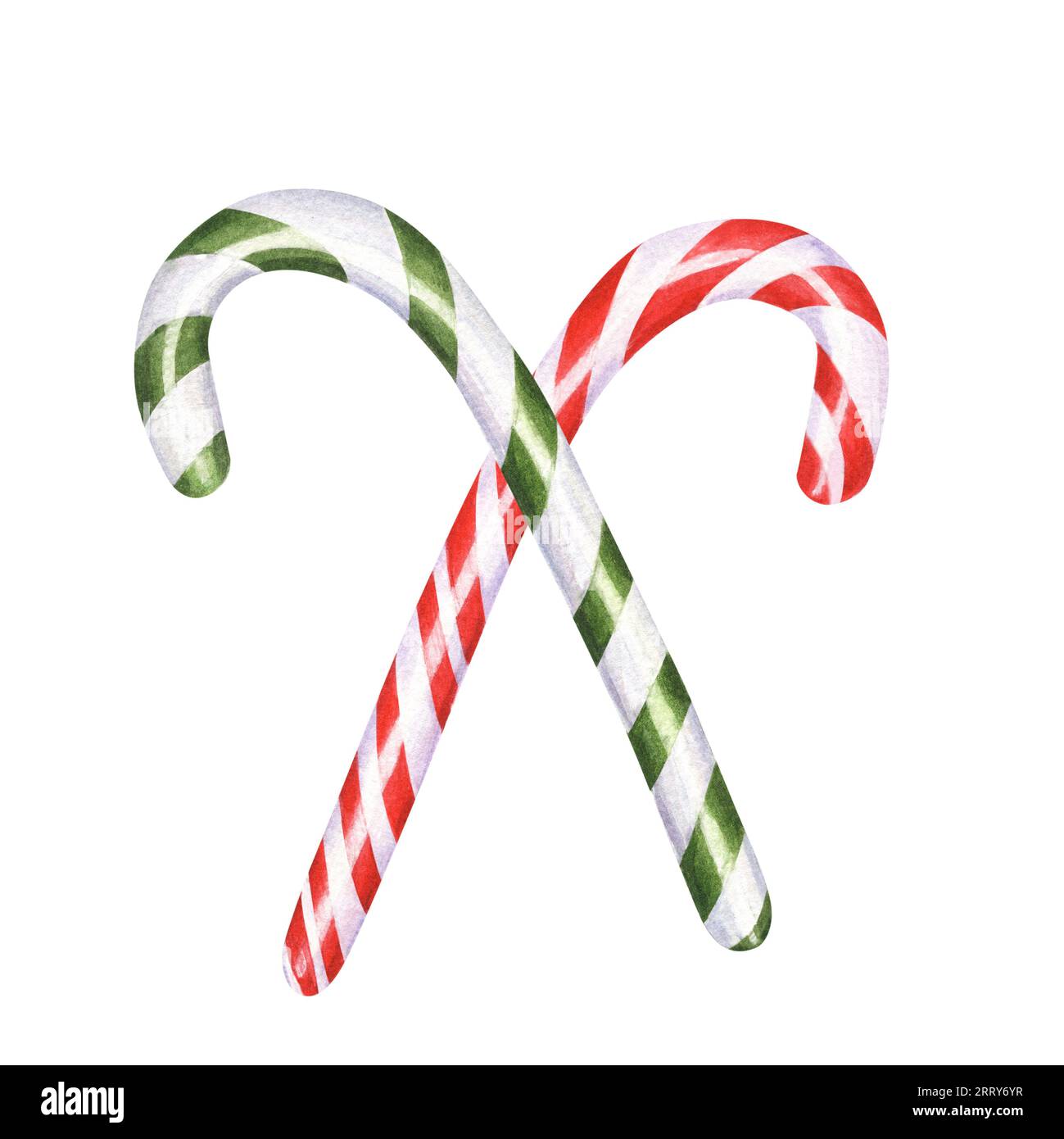 Christmas Floating Candy Canes, Peppermints, Lollipops, Red, Green