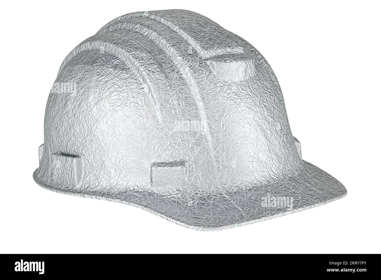 Foil hard hat, foil hat. 3D rendering isolated on white background