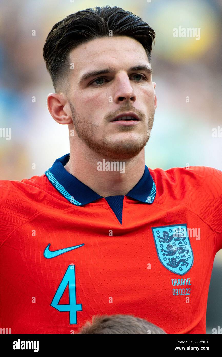Wroclaw, Poland. 09th Sep, 2023. Declan Rice of England during the UEFA