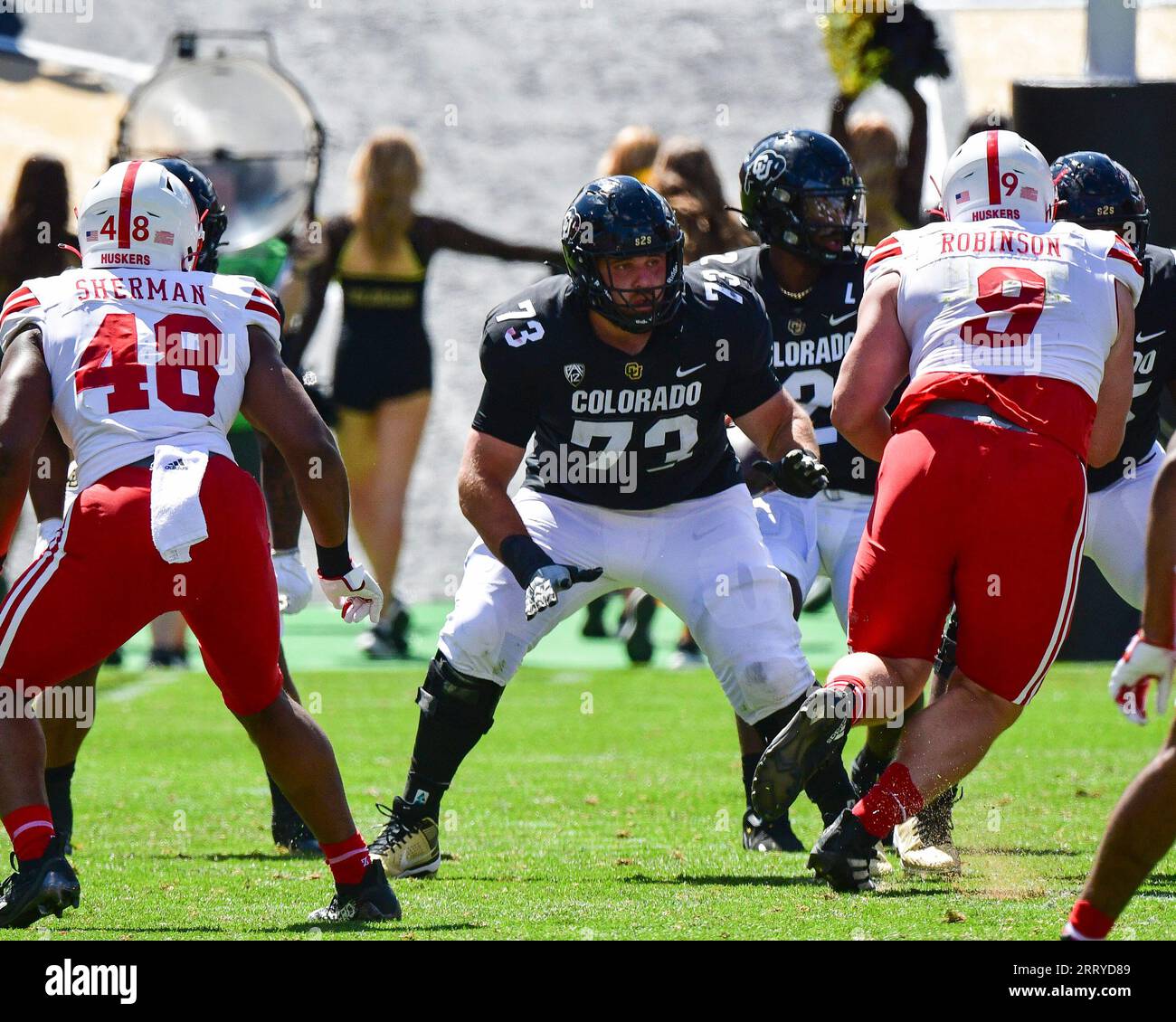 Boulder, CO, USA. 09th Sep, 2023. Colorado Buffaloes guard Landon Bebee ...