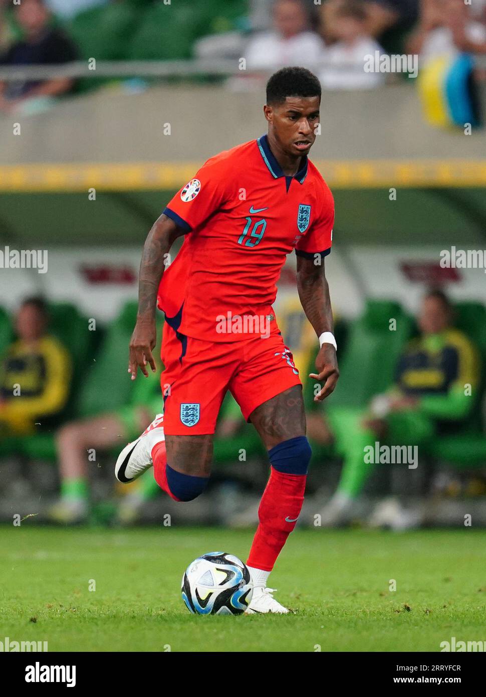 England's Marcus Rashford during the UEFA Euro 2024 Qualifying Group C