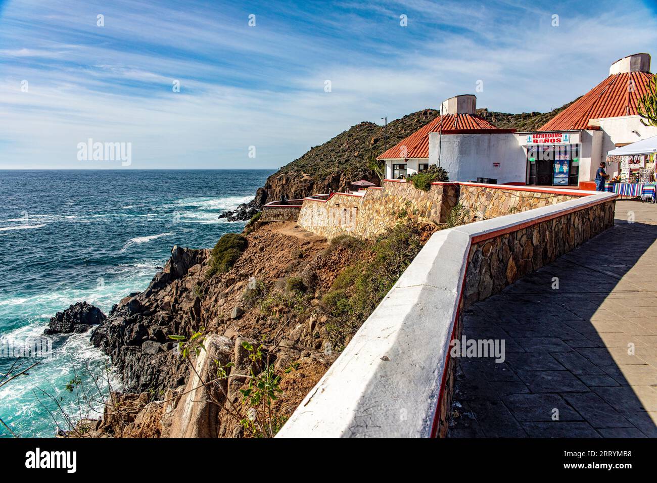 La Bufadora, Mexico, September 9, 2023 La Bufadora is a marine geyser